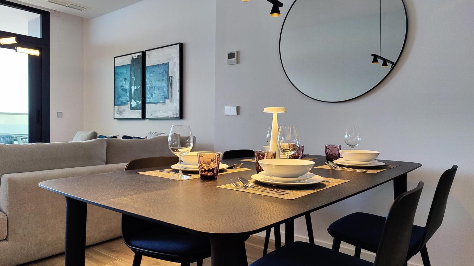 Sunset Cliffs Modern Apartment Benidorm Bagian luar foto